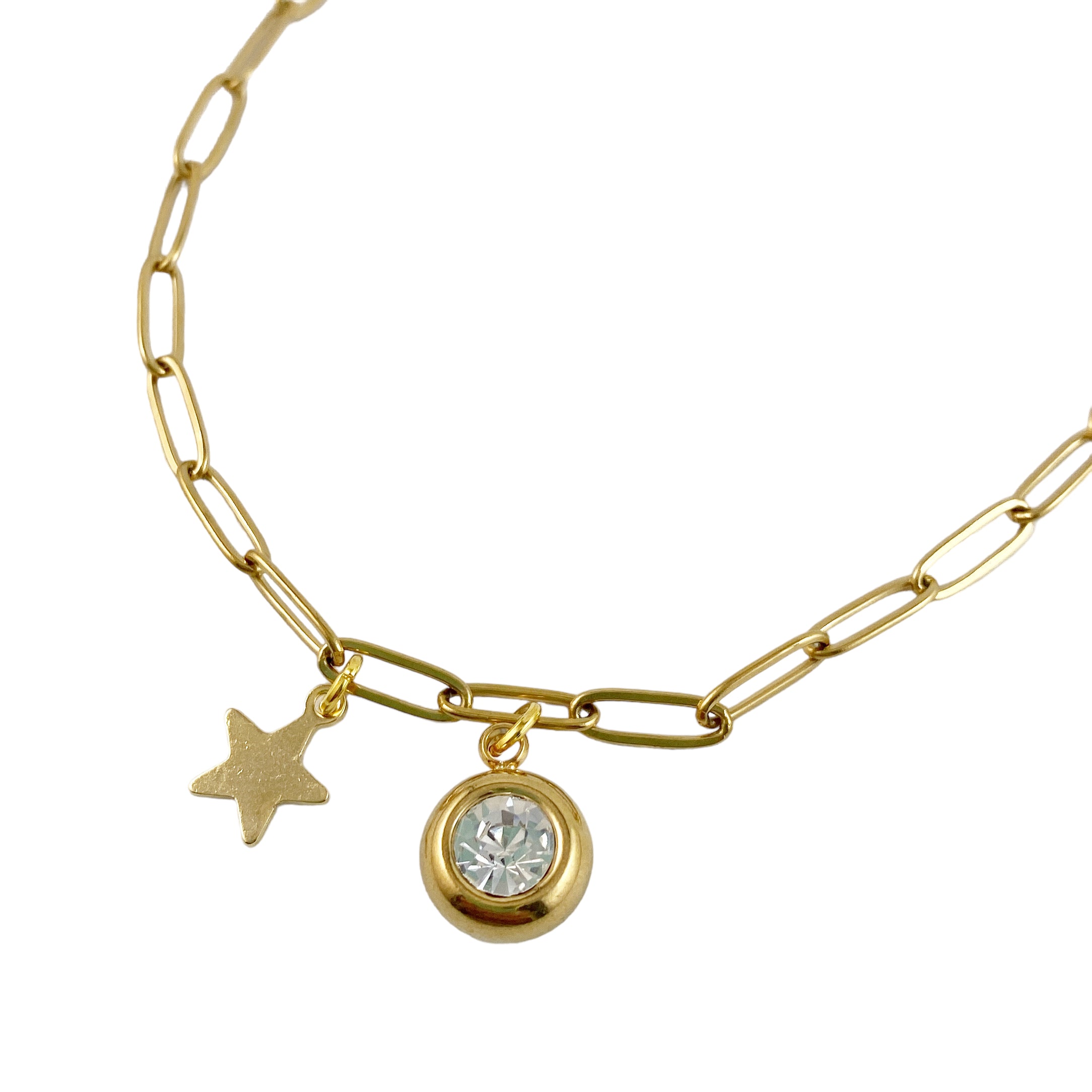 Gold Star Chain Anklet