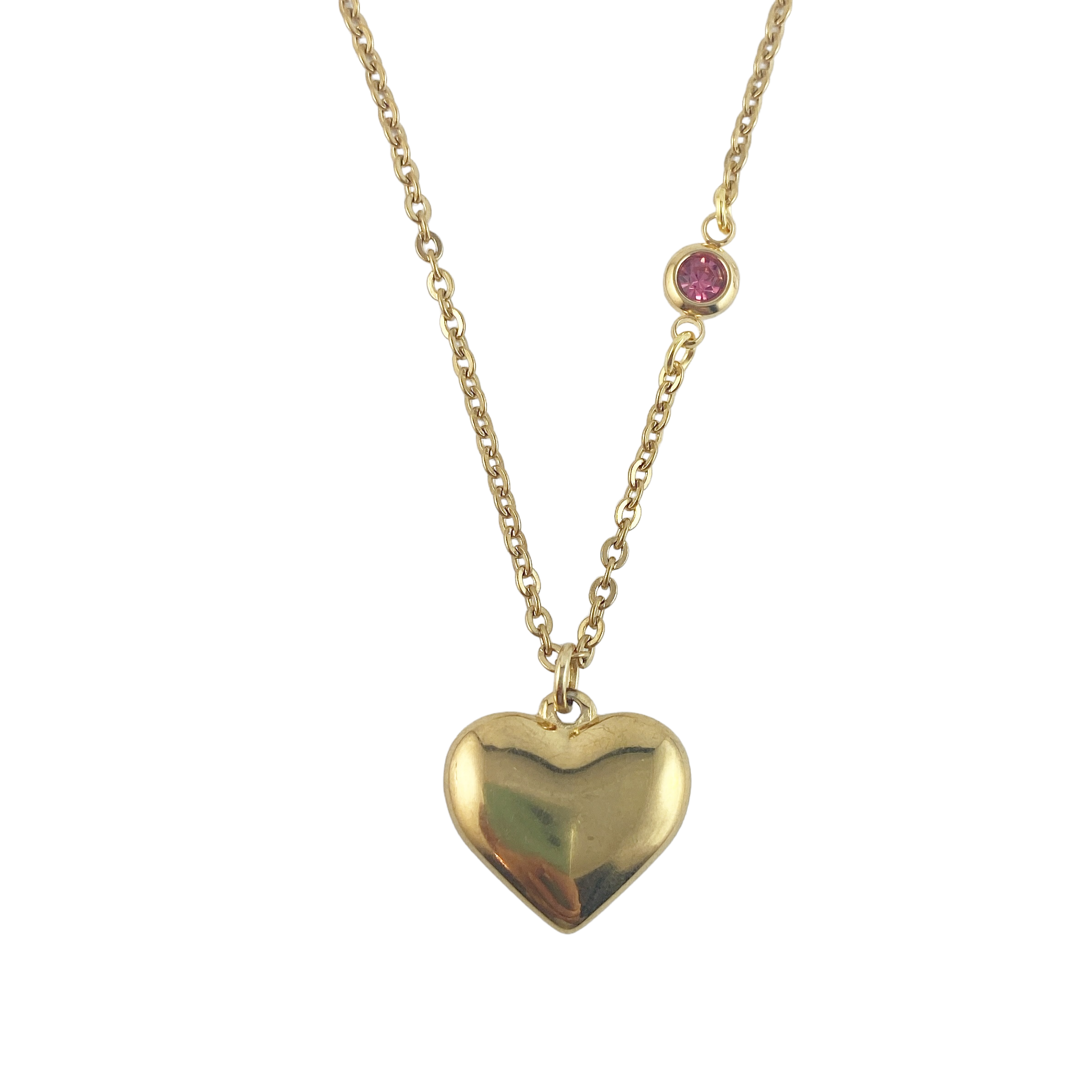 Sweetheart Gold Necklace